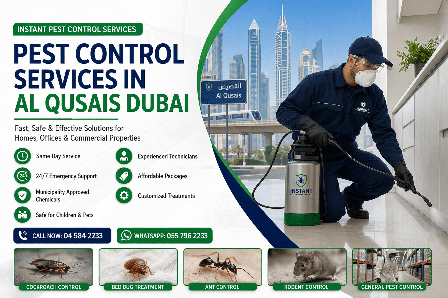 Pest Control in Al Qusais dubai