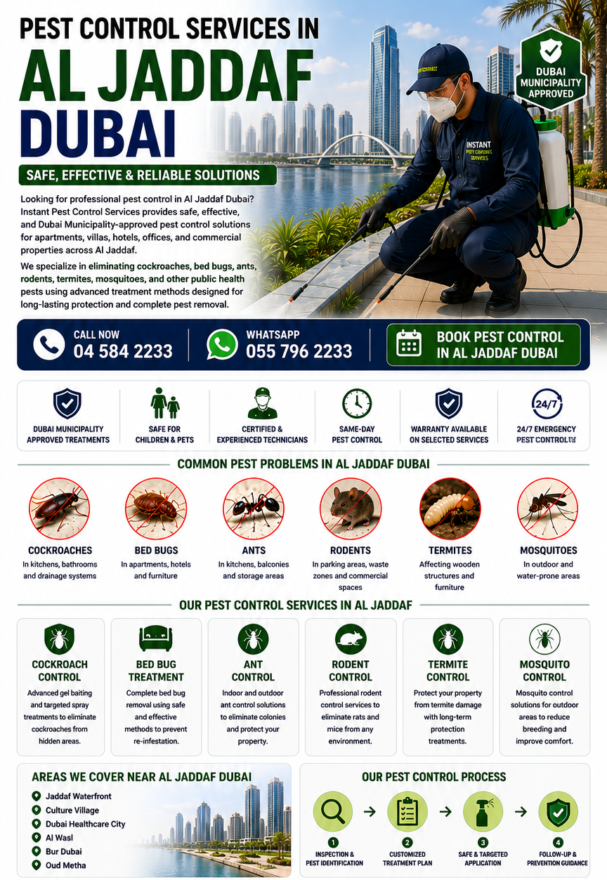 Pest control services in Al Jaddaf